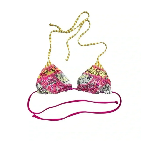 Maaji Swim Sherbert Bay Bikini, Reversible Multi-Colored Small Beach Pool Summer - Picture 2 of 9